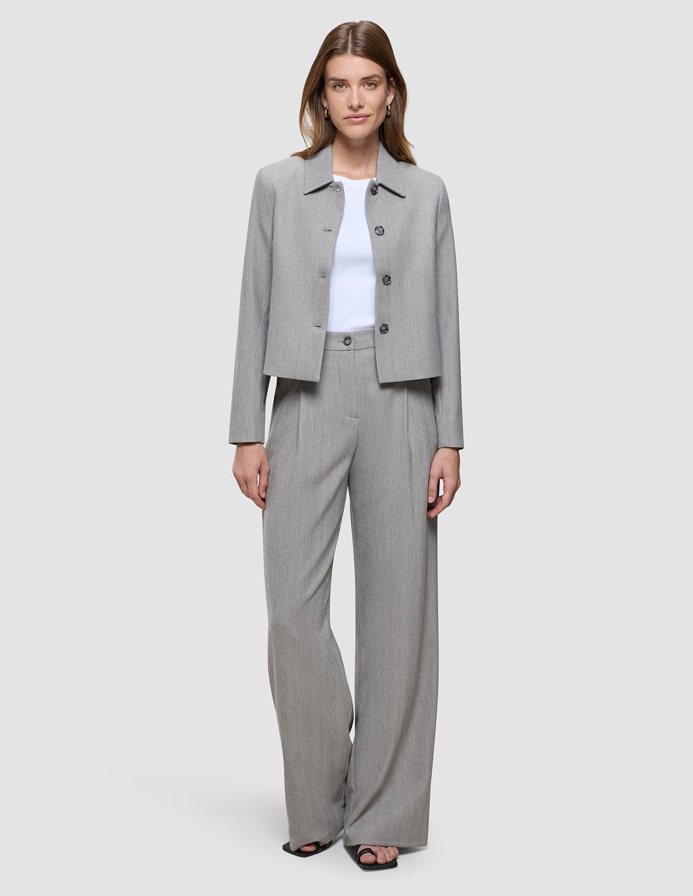 Women's Serene Short Jacket Tapestry Herringbone
